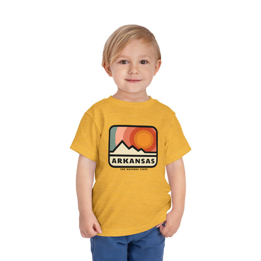 Arkansas The Natural State Vintage Sun - Kids