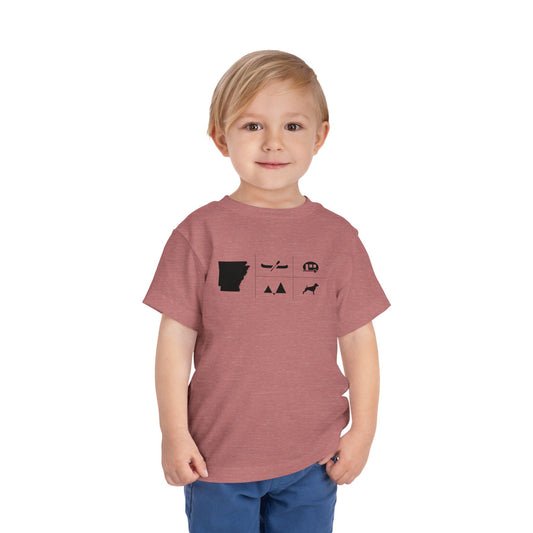 Arkansas Outdoors - Kids Toddler Short Sleeve Tee