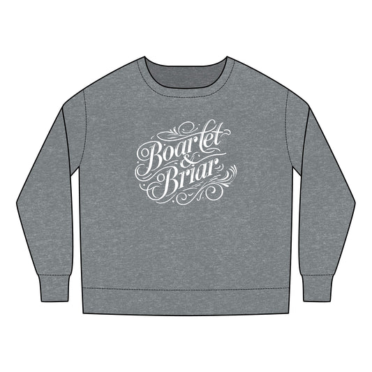 Boarlet & Briar Script Toddler Sweatshirt