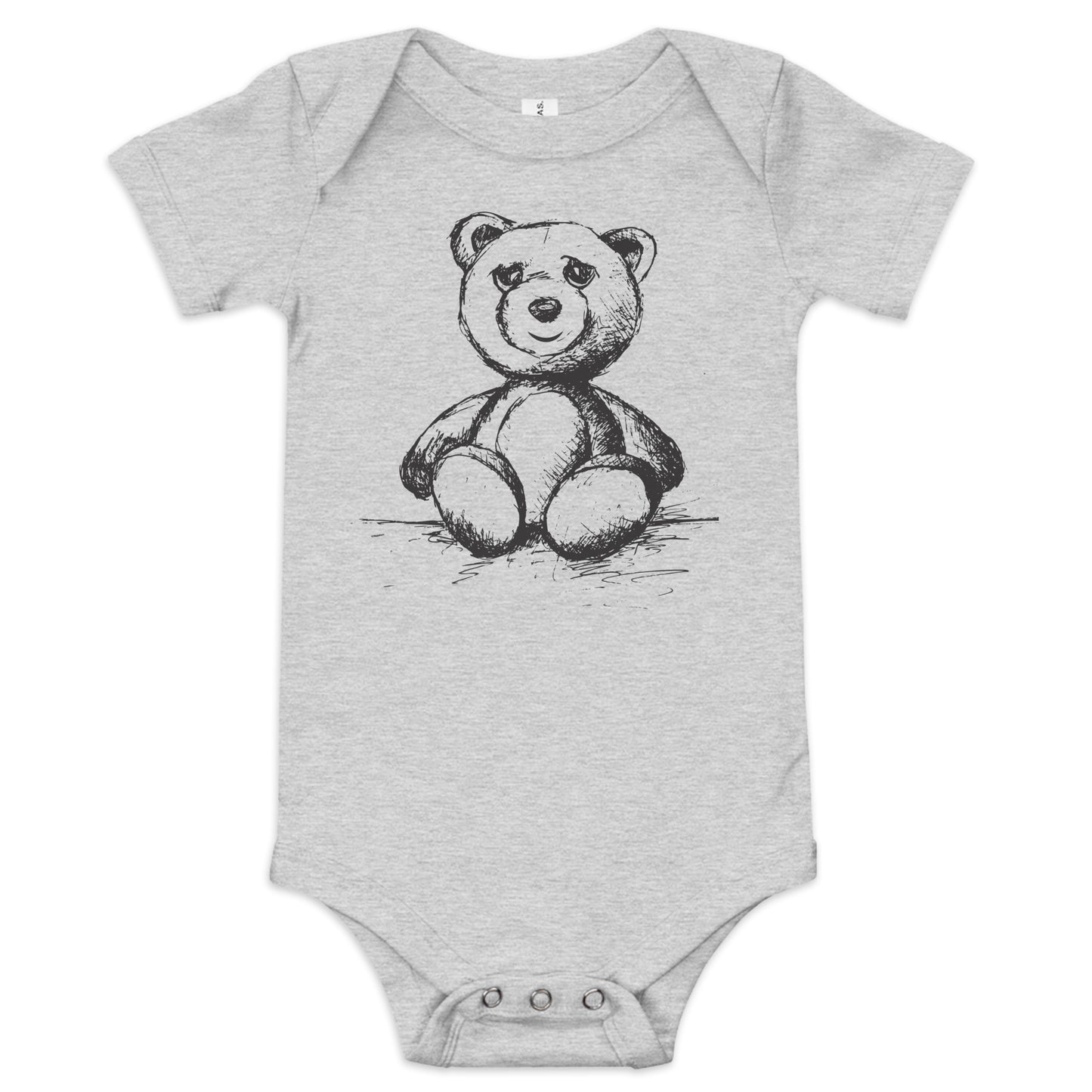 Teddy Bear Sketch Onesie