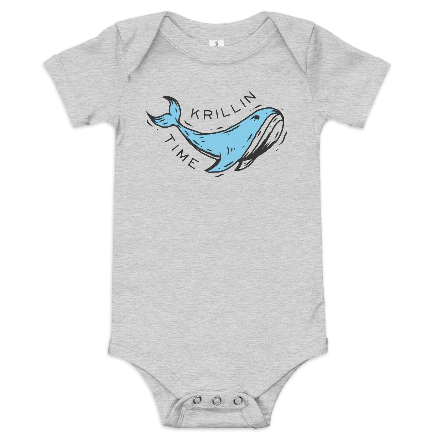 Krillin Time Whale Baby Onesie