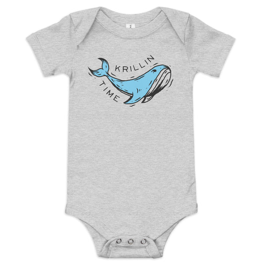 Krillin Time Whale Baby Onesie