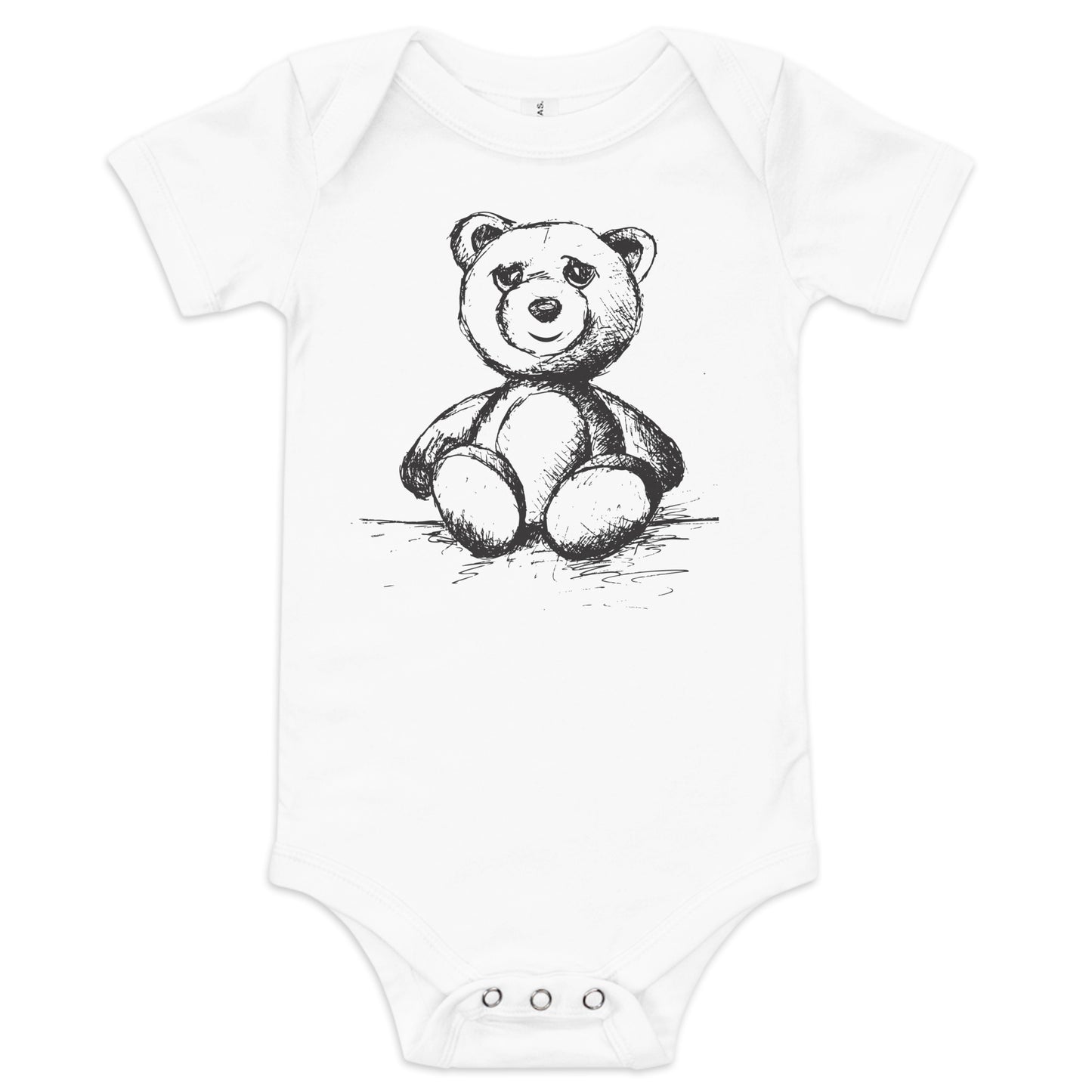 Teddy Bear Sketch Onesie