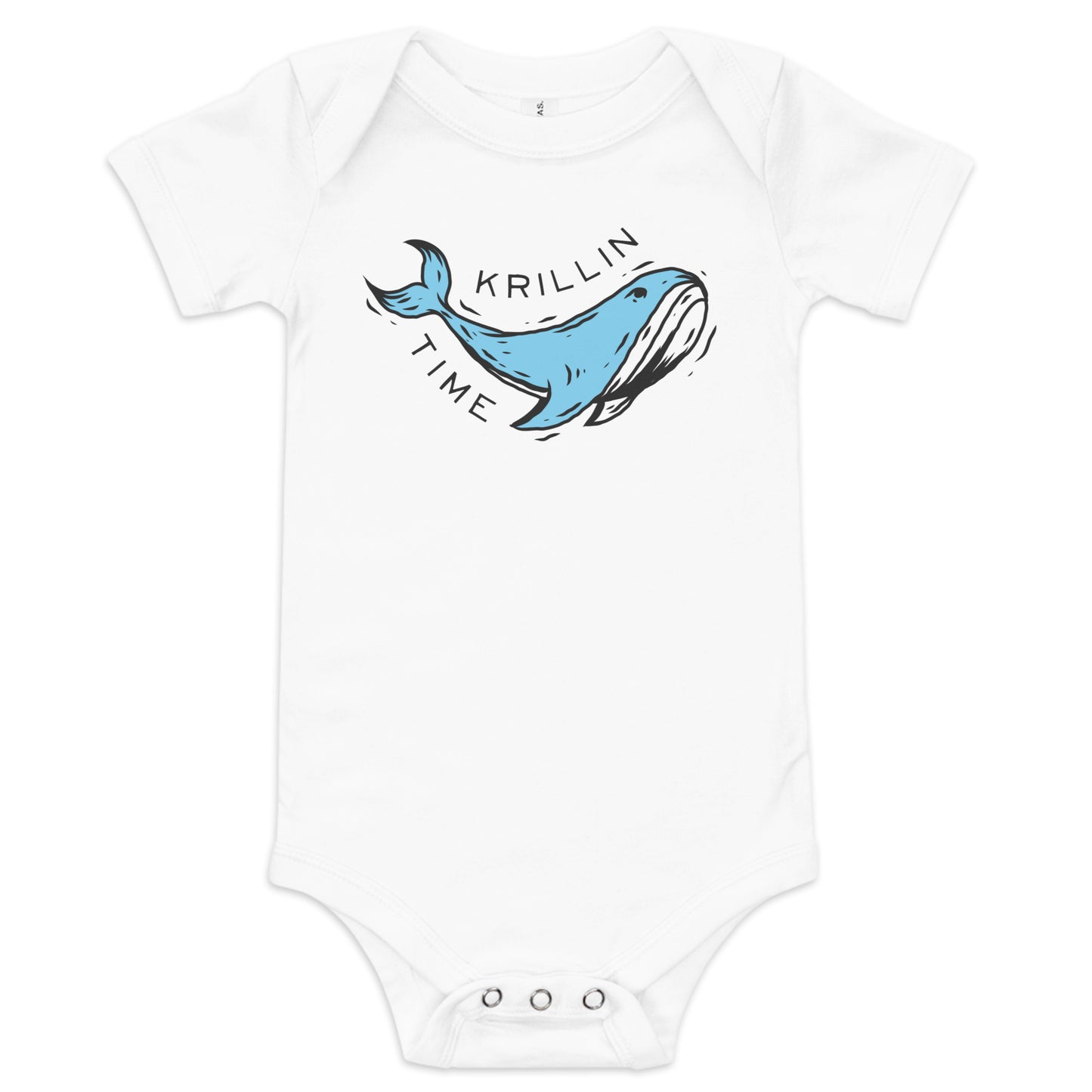 Krillin Time Whale Baby Onesie