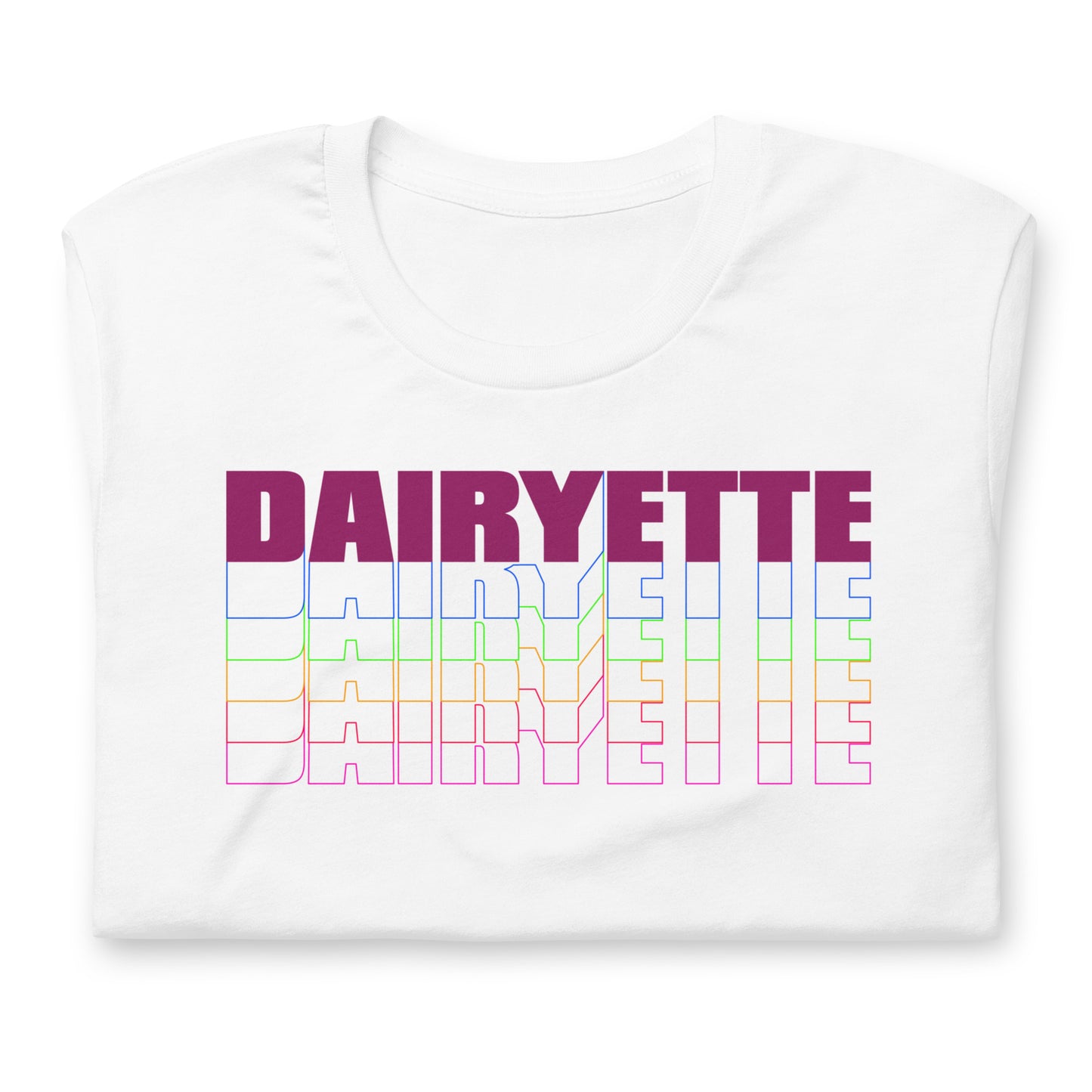 Dairyette Neon Stacked Shirt